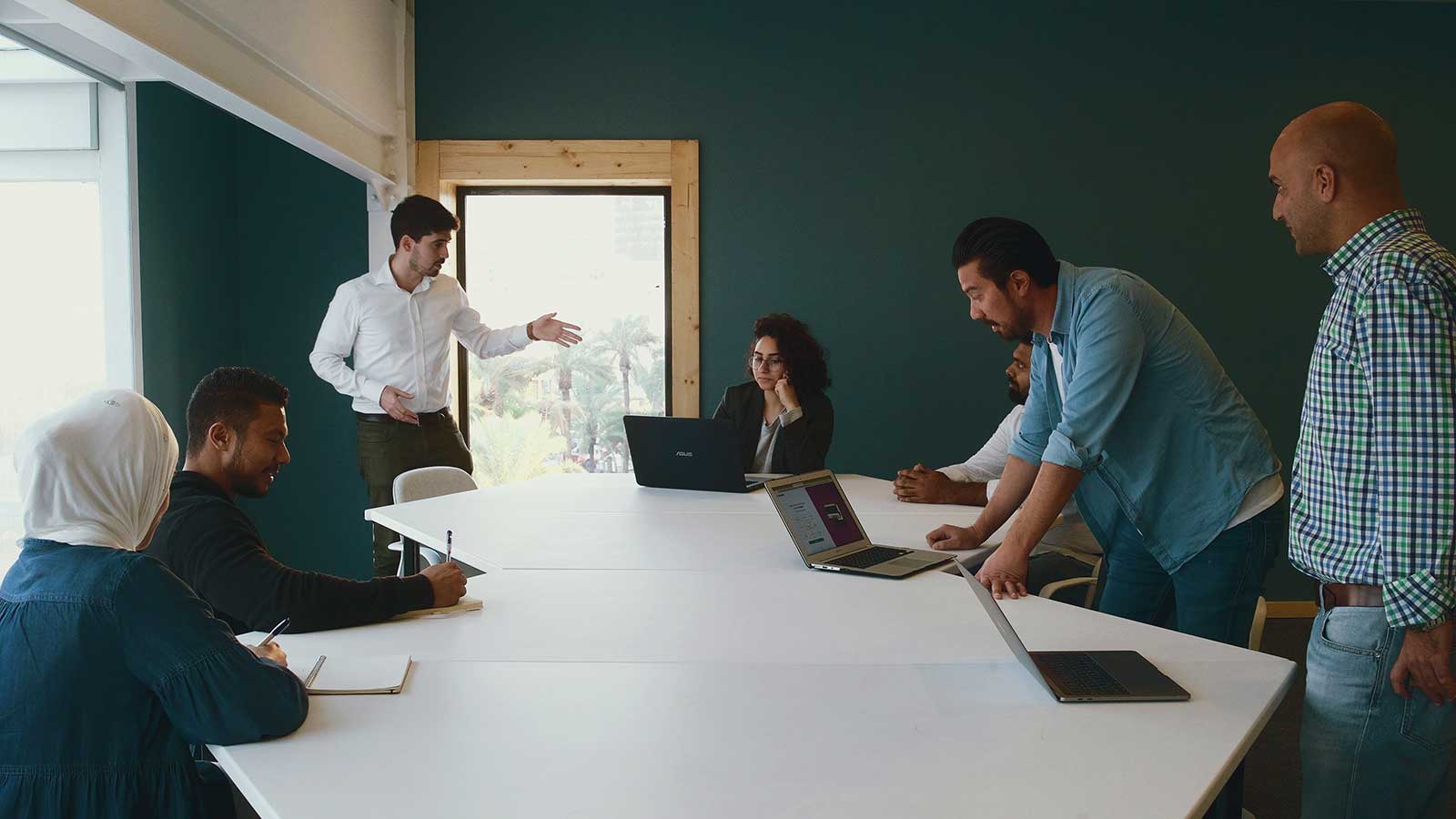 A meeting room that is ready before your guests arrive.